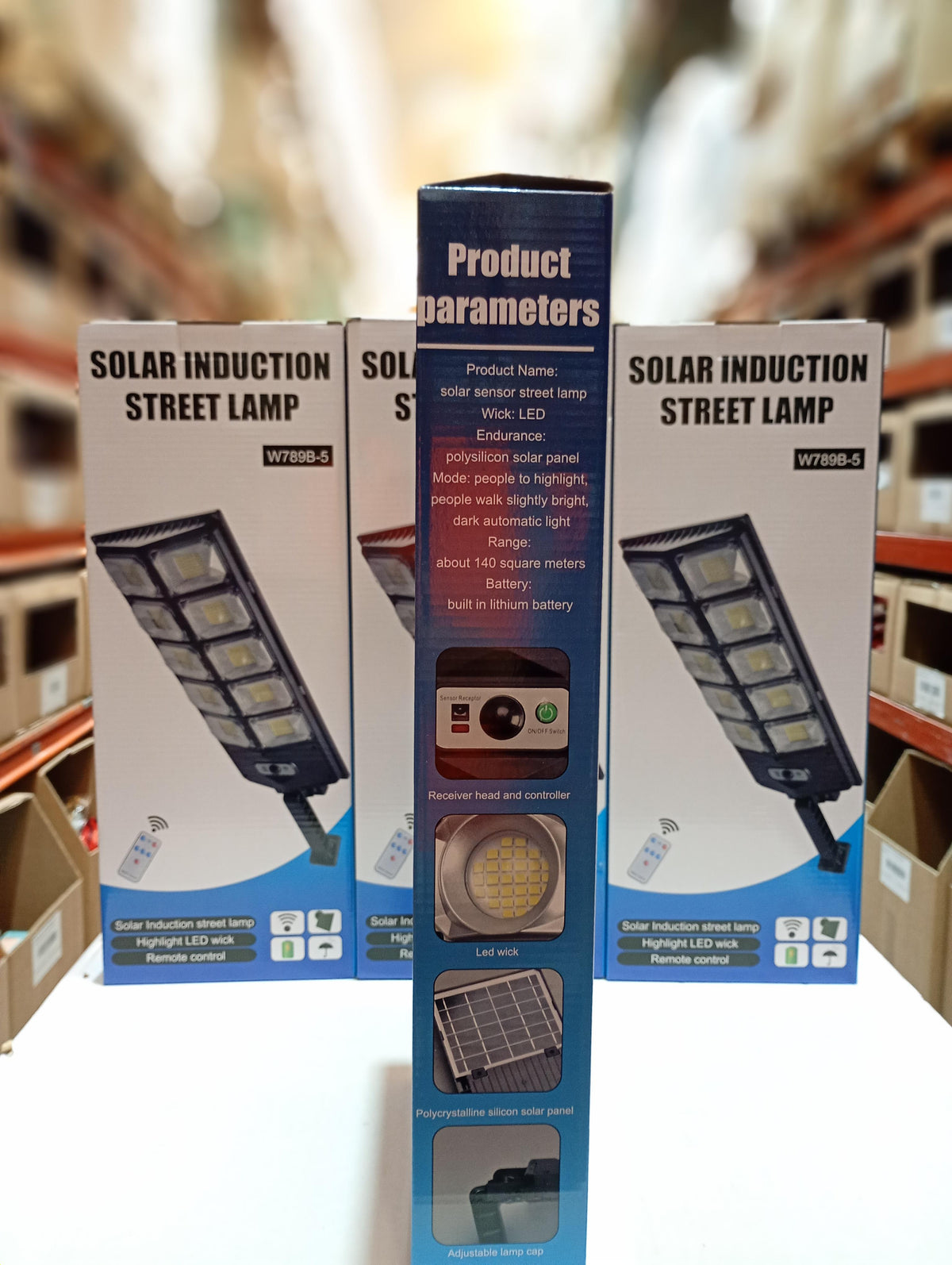 Farola solar exterior con sensor de movimiento 400 W - additional image 9